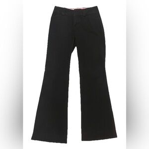 Gap Black Curvy Regular Stretch Flare Pants, Size 1